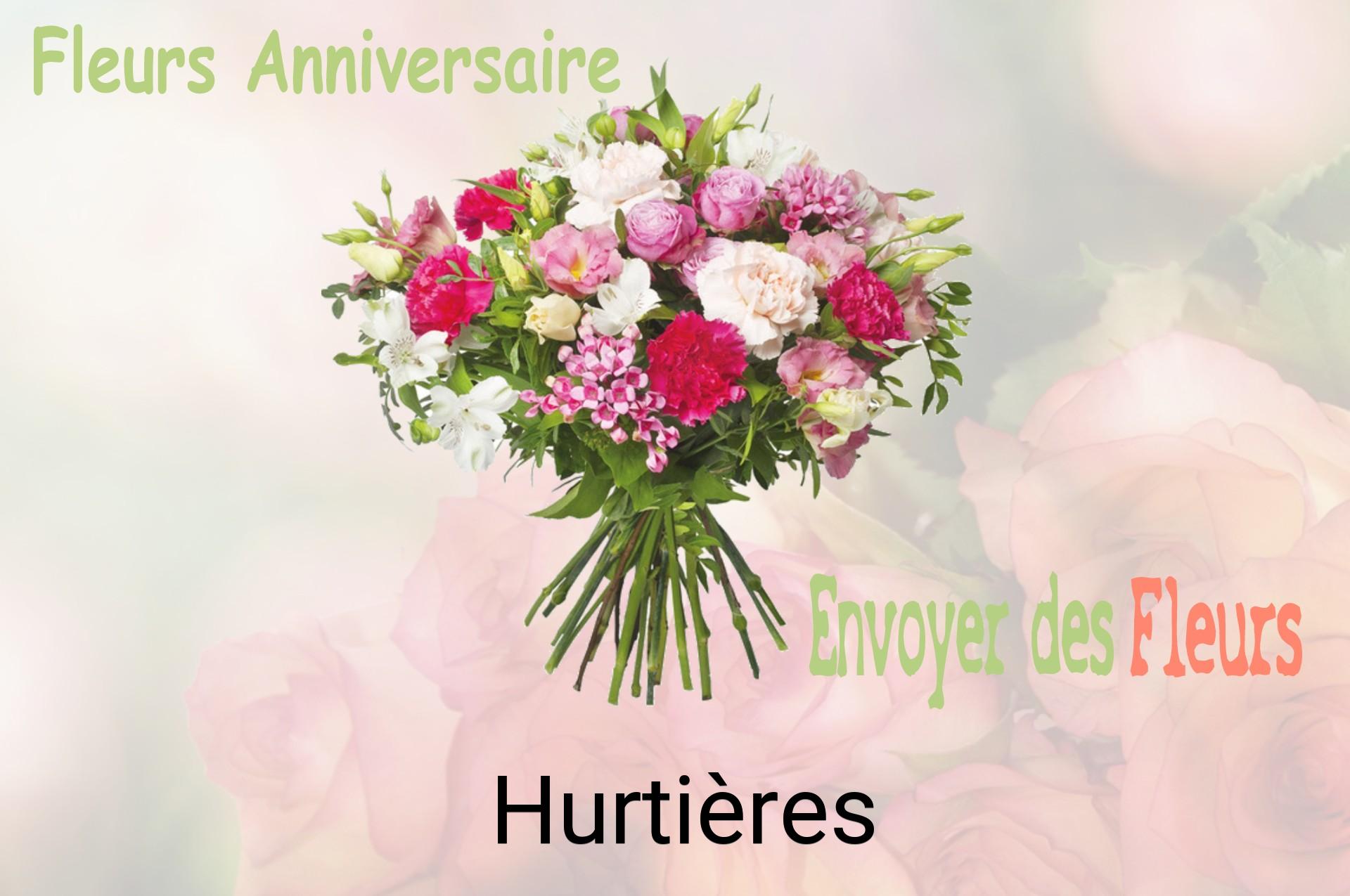 Bouquet de fleurs d’anniversaire livré à Hurtières